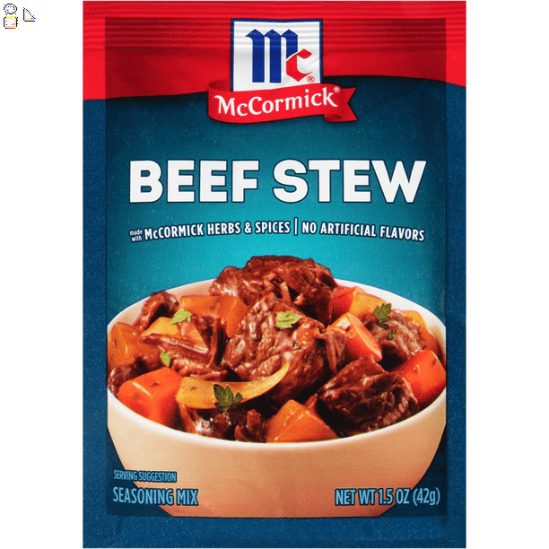 Mccormick Beef Stew Seasoning Mix, 1.5 Oz Walmart Business Supplies