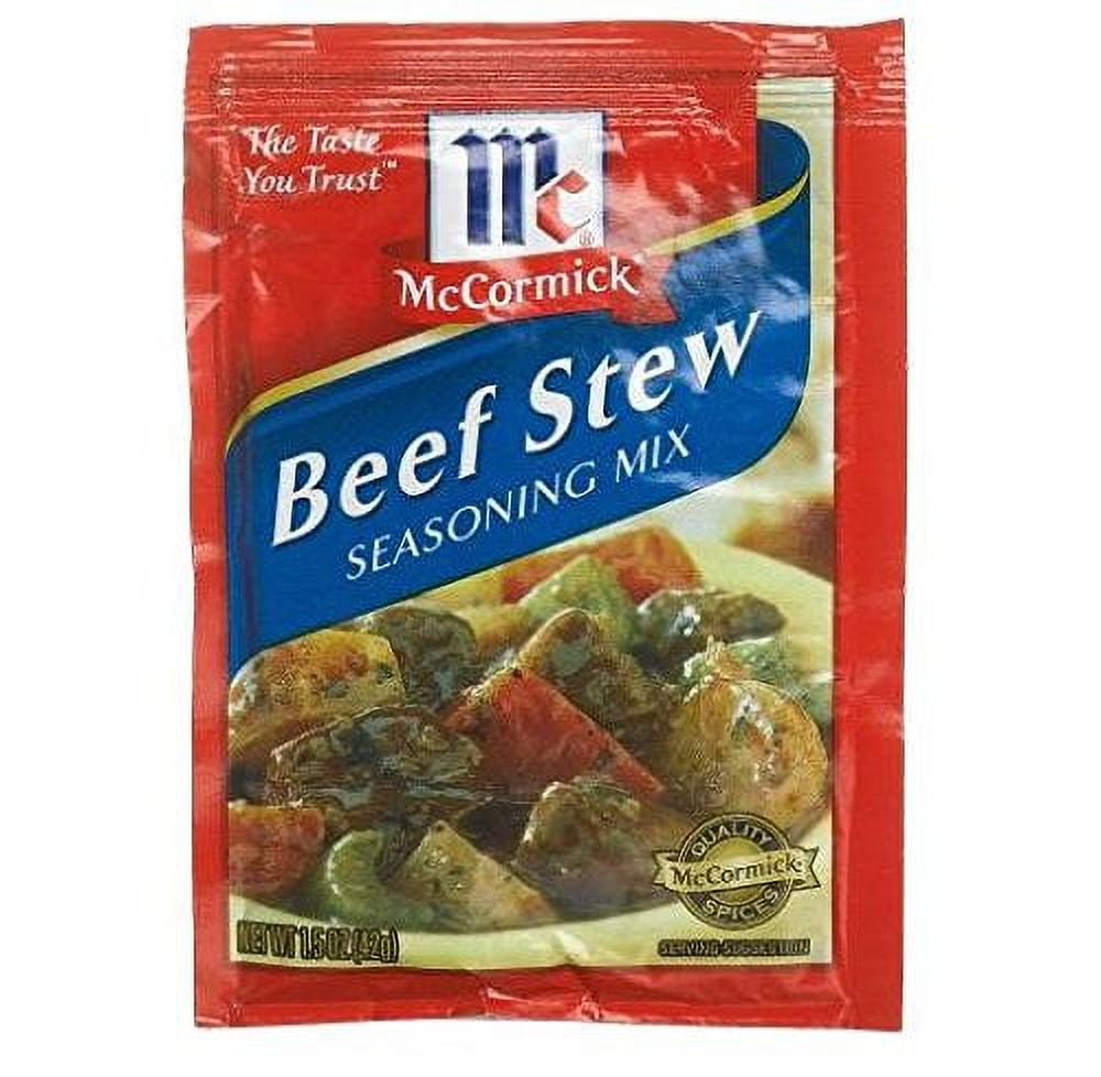Mccormick Beef Stew Seasoning Mix (Pack Of 4) 1.5 Oz Packets