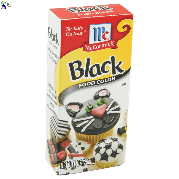 McCormick Black Food SCH4 Color, 1 fl oz