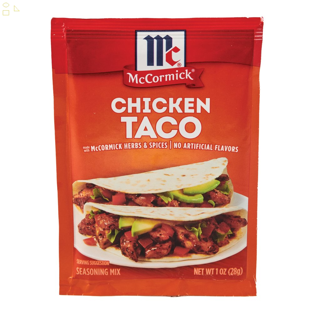 Mccormick Chicken Taco Seasoning Mix Chicken, 1 Oz Mixed Spices
