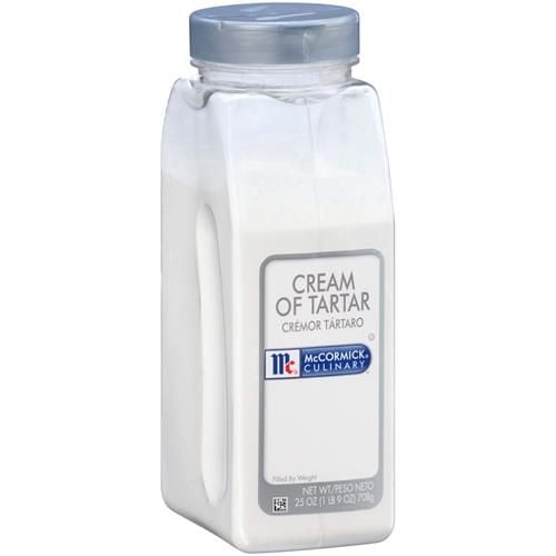 Mccormick Culinary Cream Of Tartar, 25 Oz - One 25 Ounce Container Of Cream Of Tartar Powdered Thickening Agent For Egg Whites, Meringues, Angel Food Cake, Cookies, And More