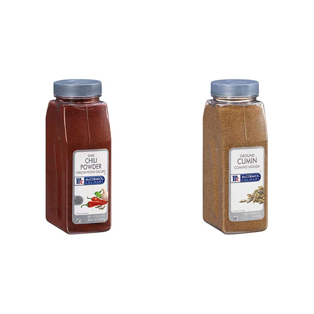 Mccormick Culinary Dark Chili Powder, 20 Oz & Ground Cumin, 14 Oz