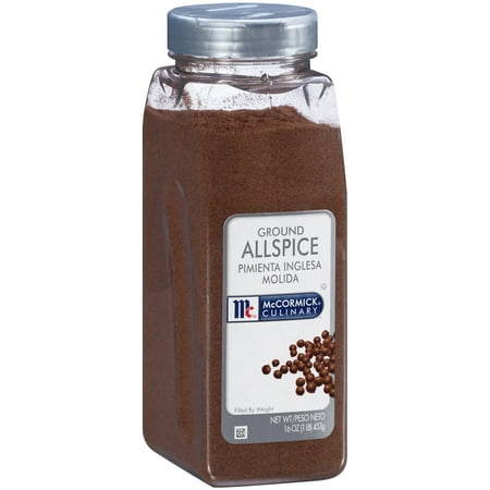 McCormick Culinary Ground Allspice, 16 MDA05 oz - One 16 Ounce Container of Allspice Seasoning, Features a Wood Flavor Perfect for Baked Goods, Desserts and More