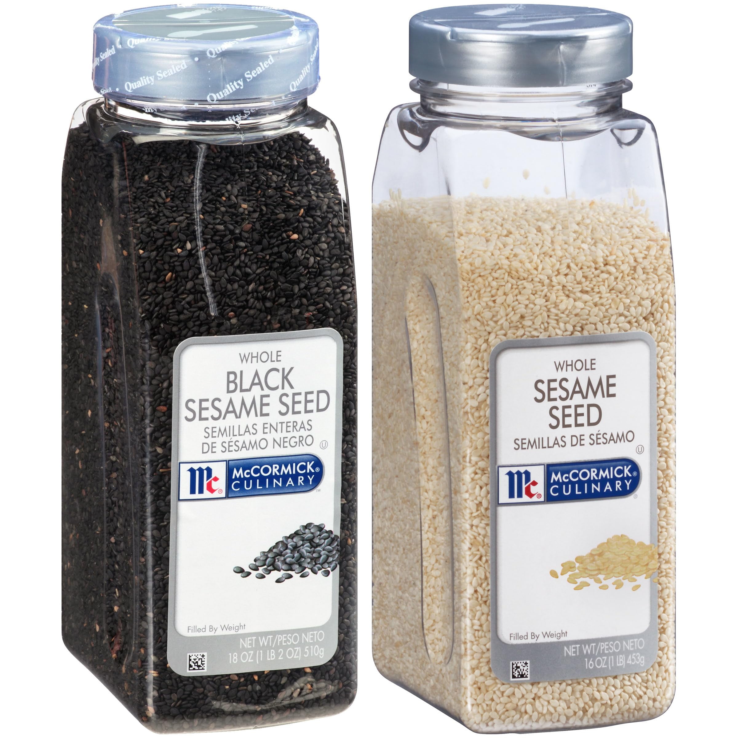 Mccormick Culinary Whole Black Sesame Seed, 18 Oz & Whole Sesame Seed