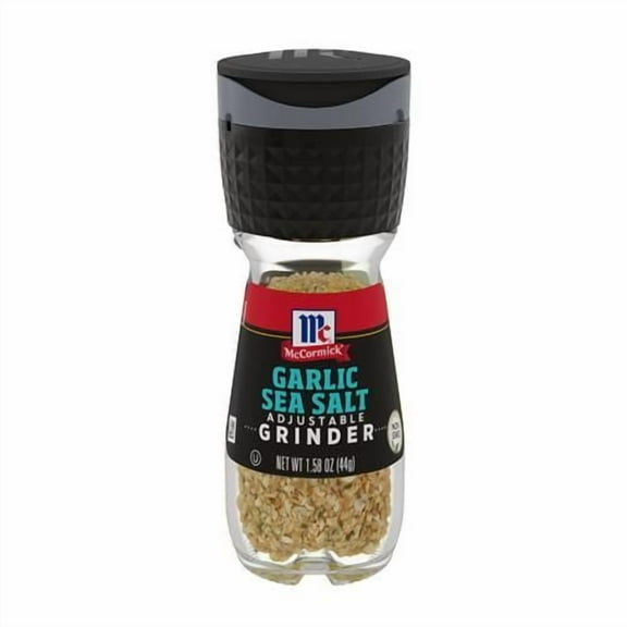 Mccormick Garlic Sea Salt Grinder, 1.58 Oz - Pack of 2