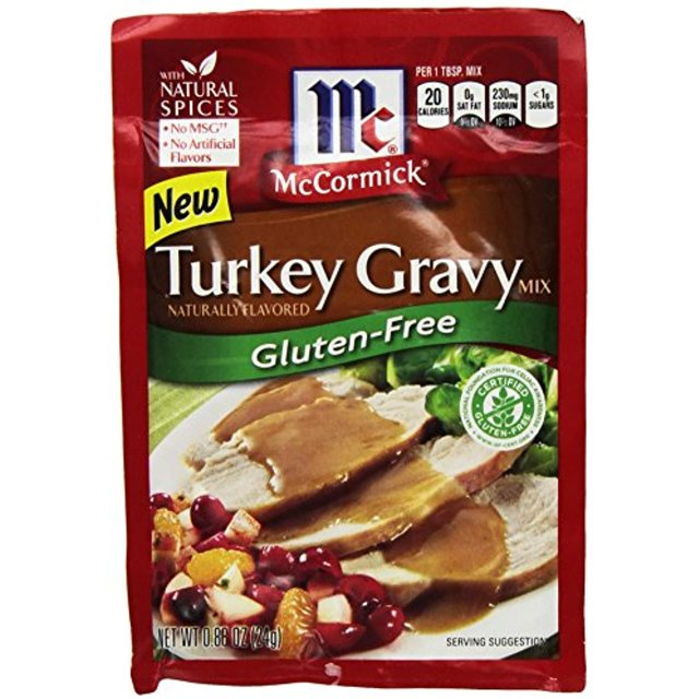 Mccormick Gluten Free Turkey Gravy Mix (4 Pack) .88 Oz Packets