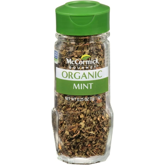 Mccormick Gourmet Organic Mint, 0.25 Oz