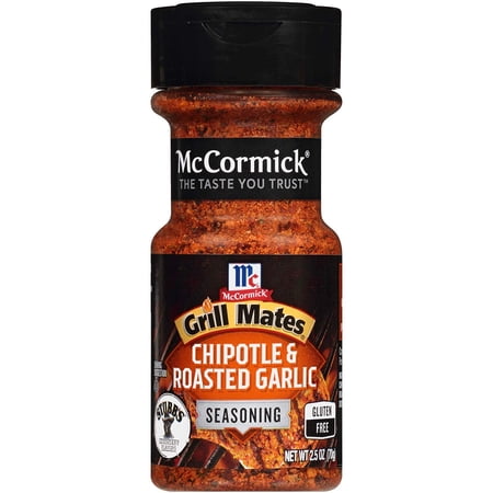Mccormick Grill Mates Chipotle & Roasted Garlic Seasoning, 2.5 Oz (Pack 12)