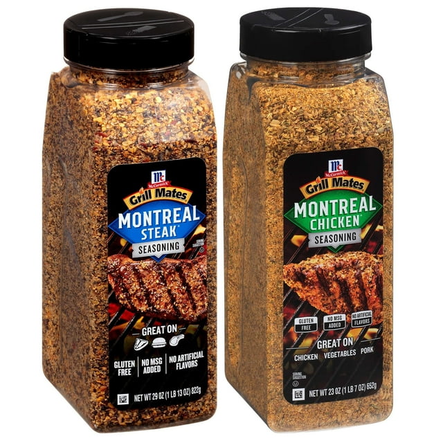 Mccormick Grill Mates Montreal Steak And Chicken Seasoning Bundle, 52 Oz Packaging May Vary