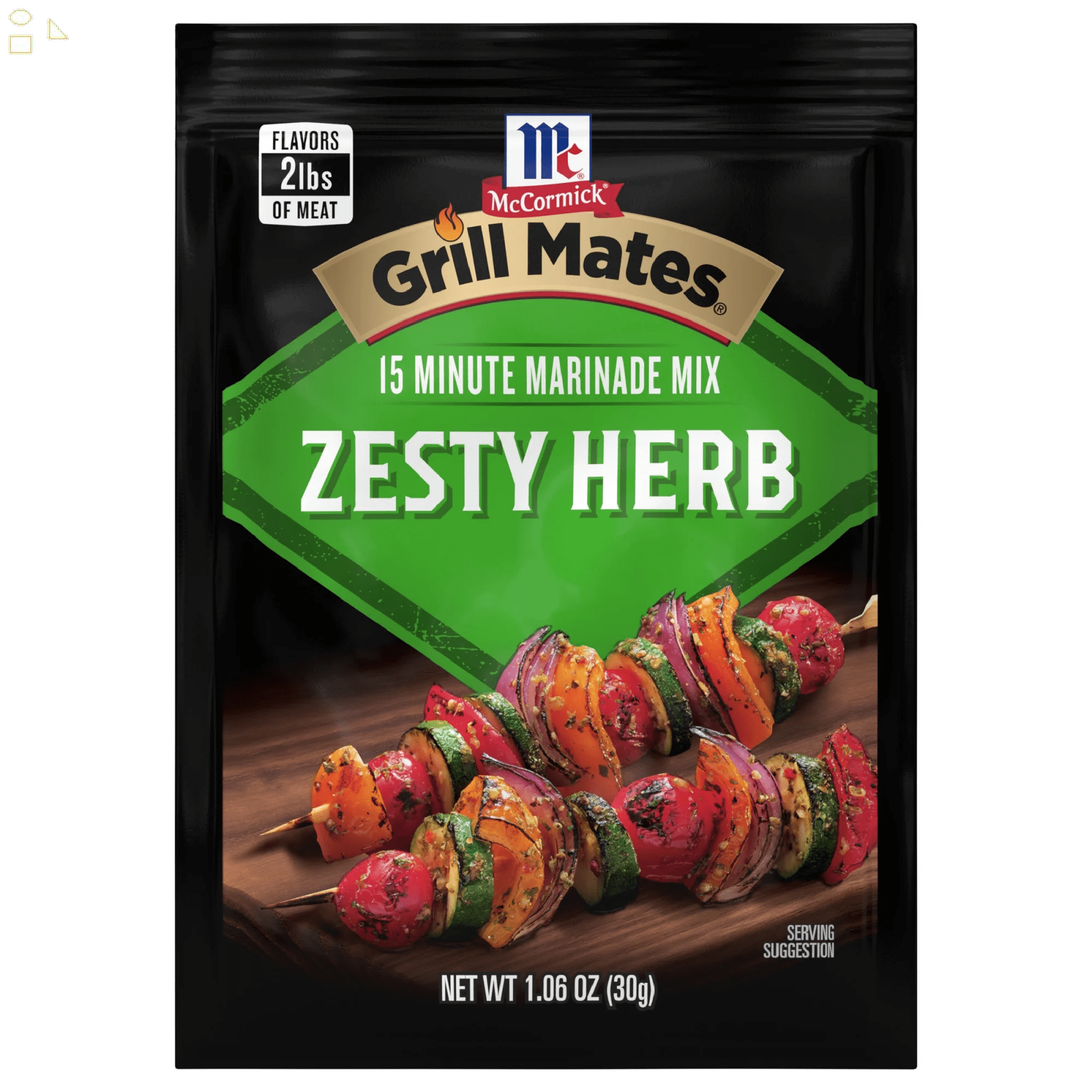 Mccormick Grill Mates Zesty Herb Marinade Seasoning Mix, 1.06 Oz