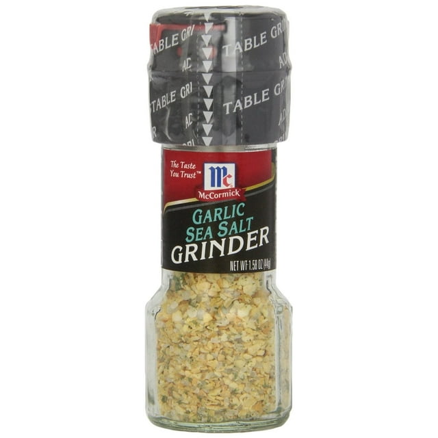 Mccormick Grinders Garlic Sea Salt Grinder, 1.58 OZ (Pack of 6