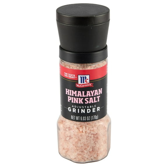McCormick Himalayan Pink Salt MFF30 Adjustable Grinder, 6.03 oz