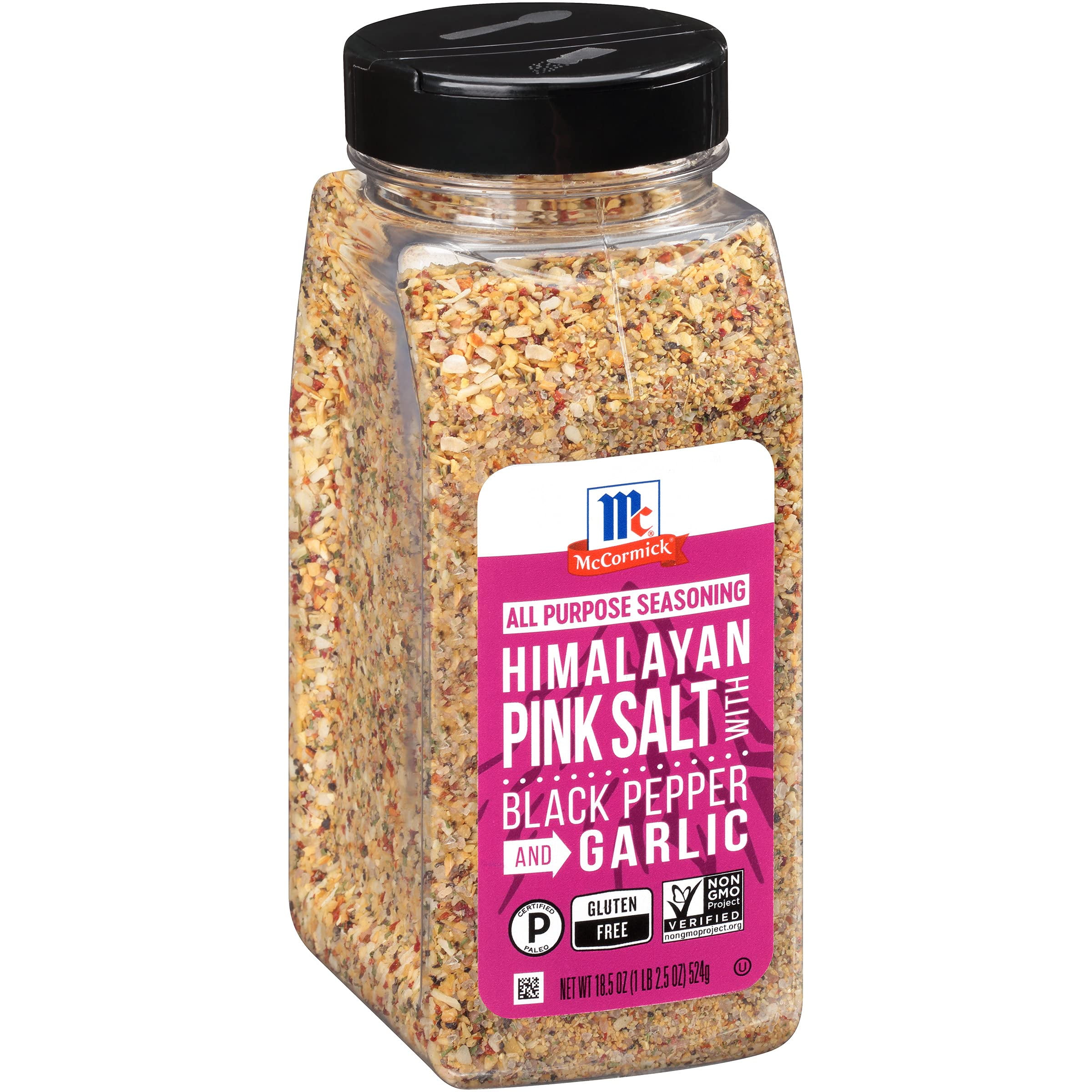 Mccormick Himalayan Pink Salt With Black Pepper And Garlic All Purpose