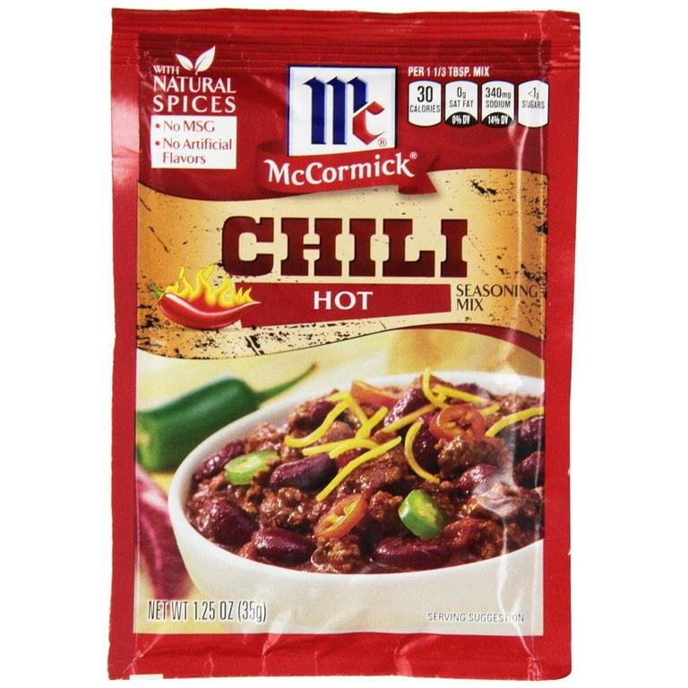 Chili top mix packet
