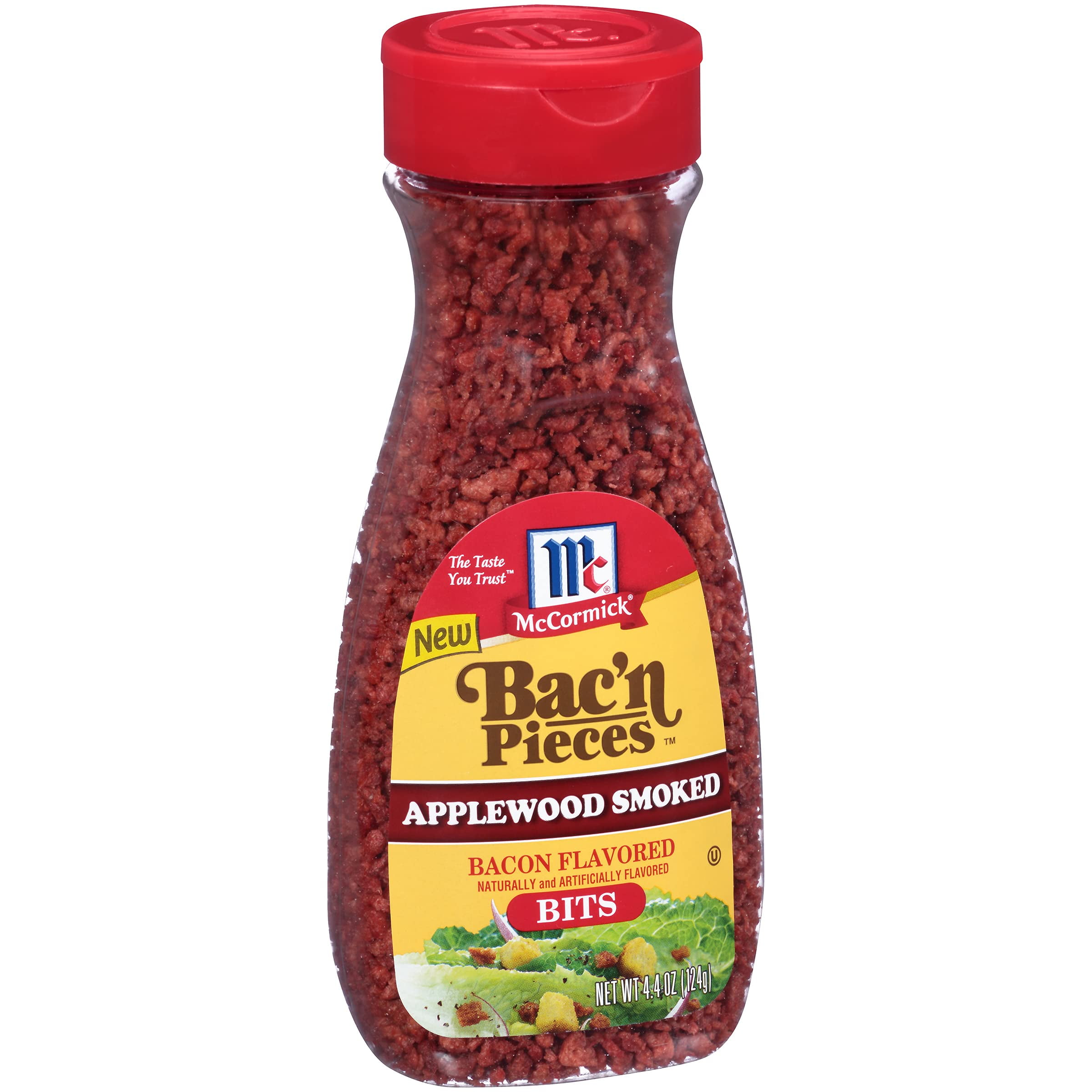 Mccormick Imitation Applewood Smoked Bacon Bits, 4.4 Oz (Pack Of 6)