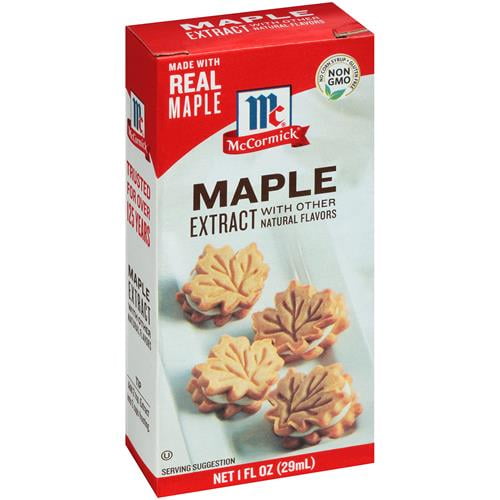 Mccormick Maple Extract With Other Natural Flavors, 1 Fl Oz - Pack of 2