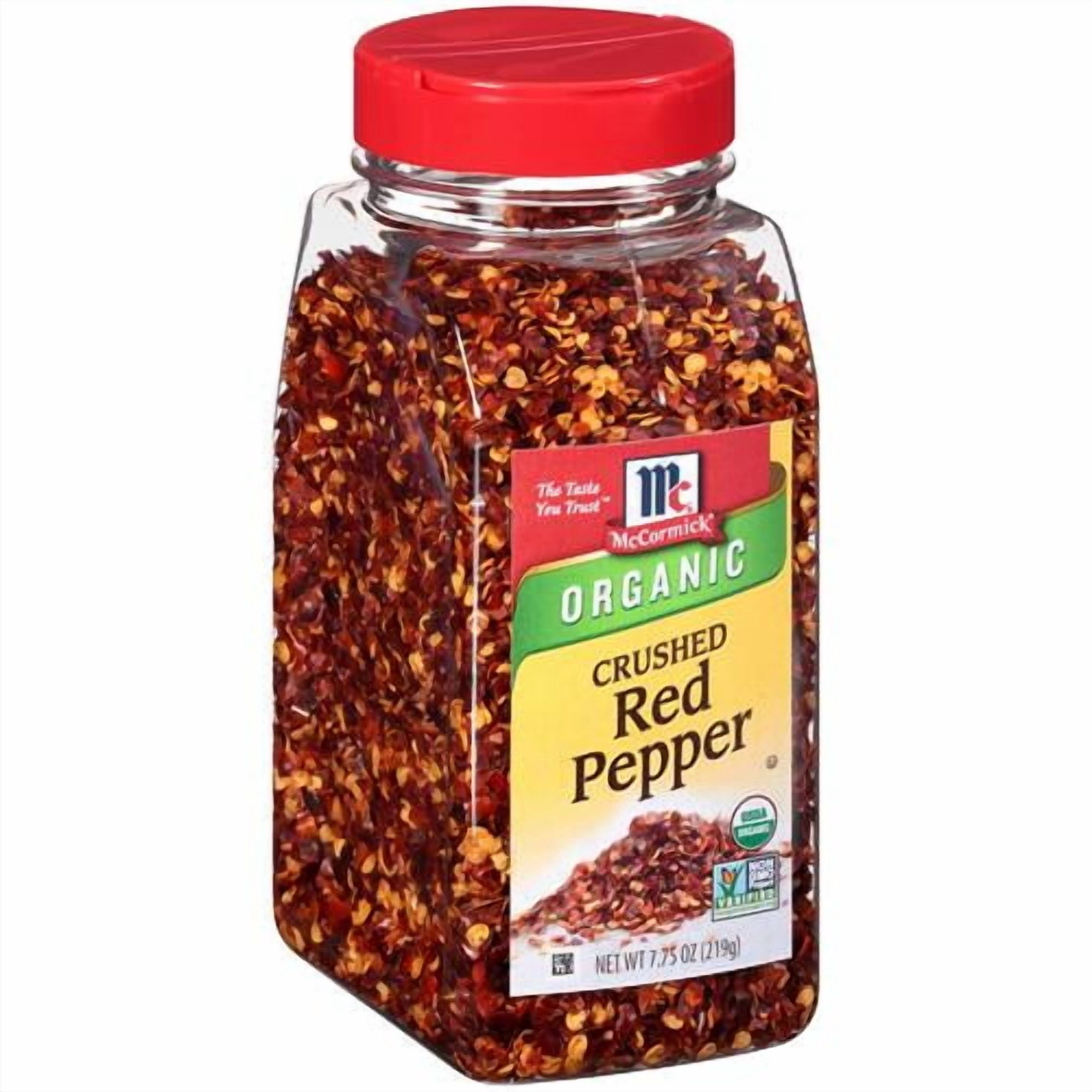 Mccormick Organic Crushed Red Pepper, 7.75 Oz - Pack of 2