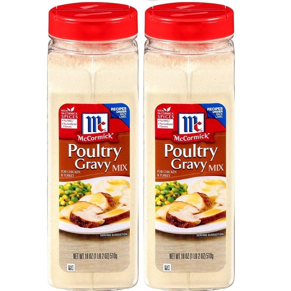Mccormick Poultry Gravy Mix - 18 Ounce (2 Pack)
