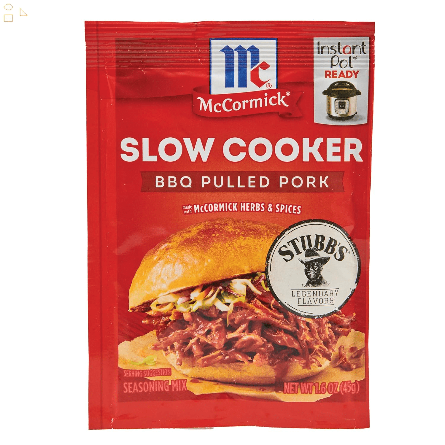 Mccormick Slow Cooker BBQ Pulled Pork Seasoning Mix, 1.6 Oz Packaging