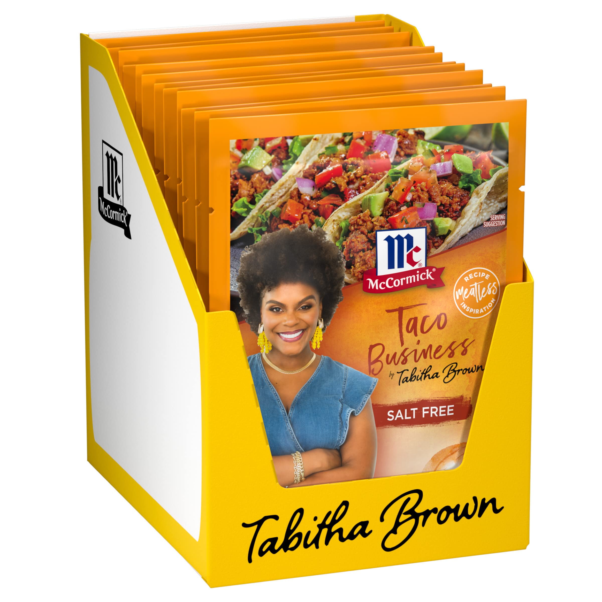 Mccormick Taco Business Seasoning Mix By Tabitha Brown, 1 Oz (Pack Of ...