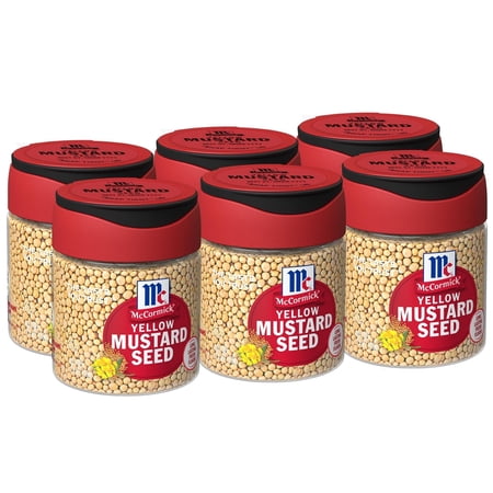 Mccormick Yellow Mustard Seed, 1.4 Oz (Pack Of 6)