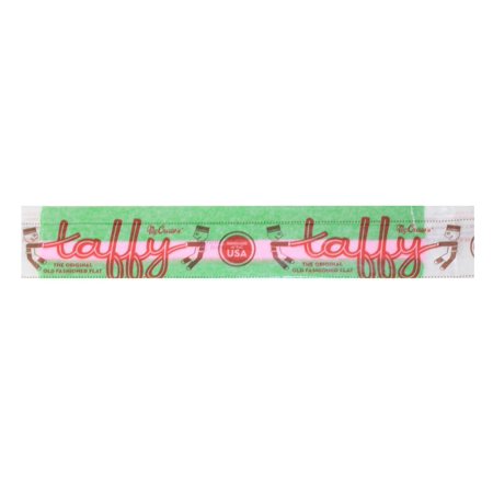 Mccraw's-Mccraws Huge Flat Taffy - - Cotton Candy (Green/Pink/Green)
