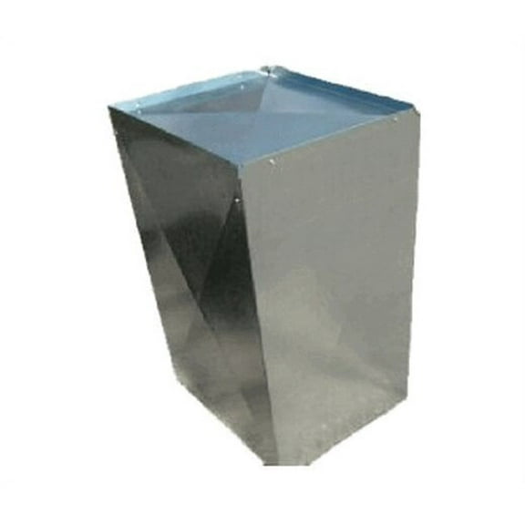 Mcdaniel Metals 198/8X245/8X36RF1/2 - 19-5/8 Inch X 24-5/8 Inch X 36 Inch Long Insulated Sheet Metal Return Air Plenum With 1/2 Inch Flange