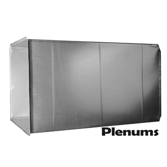 Mcdaniel Metals P1319.548-R8-1-0 - 13 Inch X 19 1/2 Inch X 48 Inch Long Insulated Sheet Metal Return Air Plenum