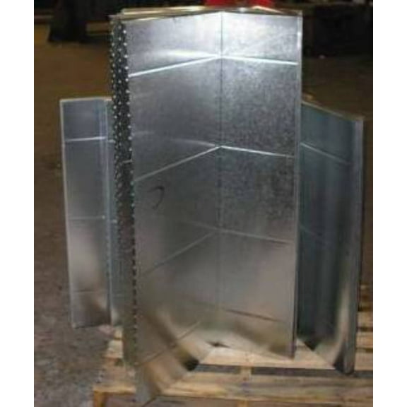 Mcdaniel Metals YMC24PR8 - Insulated Galvanized Sheet Metal Plenum (YMC24PR8)