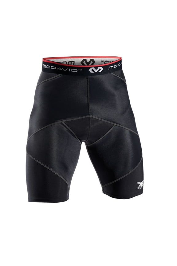Cross Compression Shorts, Men's Boxer Brief, Large Black