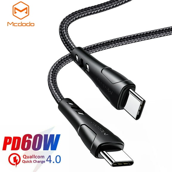 Mcdodo PD 60W USB C to USB C Cable Type C Charger Fast Charging Cord For Samsung