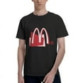 thumbnail image 1 of Mcdonald'S Logo Men'S Basic Short Sleeve T-Shirt Fashion Black Small, 1 of 8