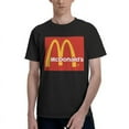 thumbnail image 1 of Mcdonald'S Logo Men'S Basic Short Sleeve T-Shirt Fashion Black Small, 1 of 8