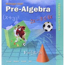 Pre-Owned Mcdougal Littell Pre Algebra Teacher's Edition (Hardcover) 0618250042 9780618250042