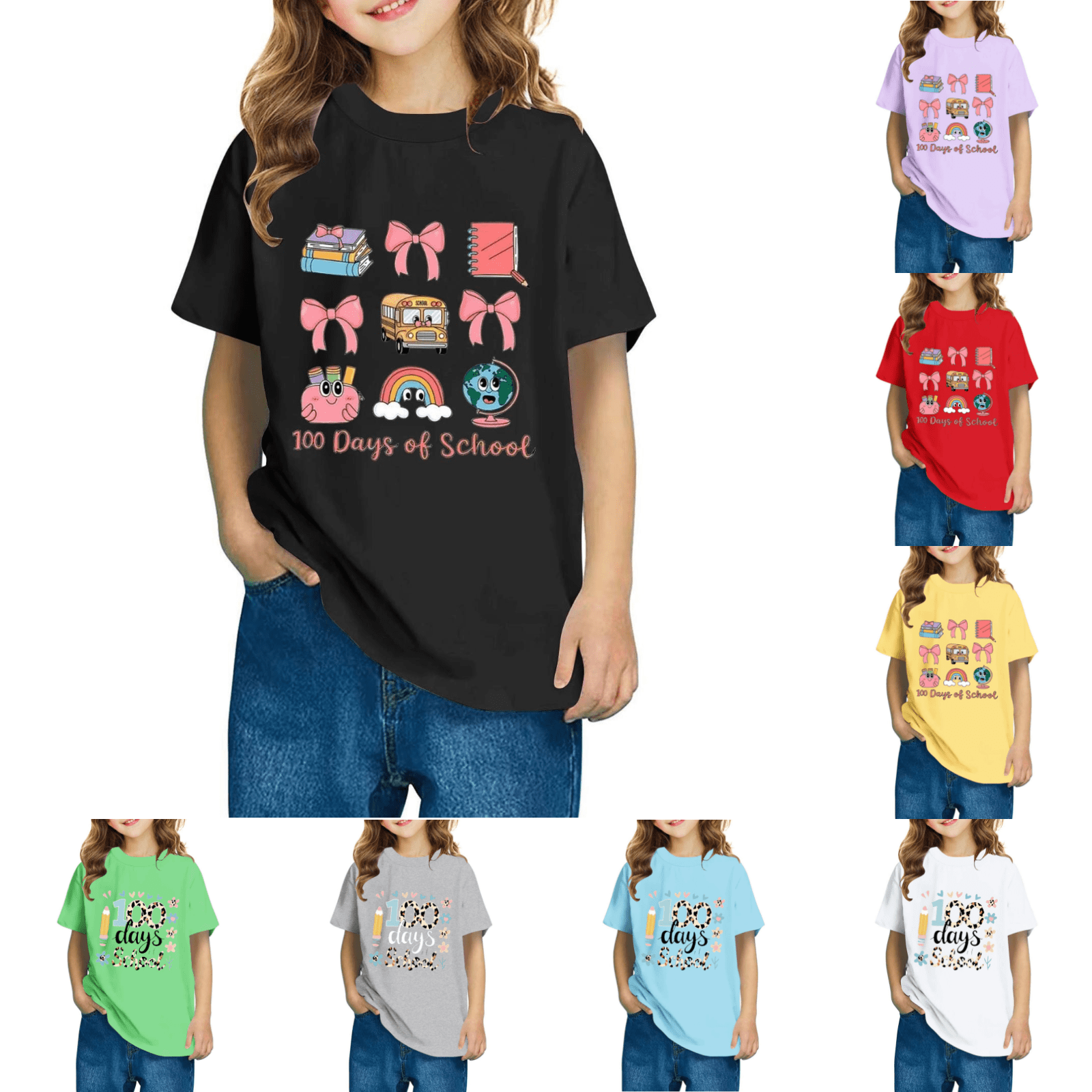 Mceream 100 Days of School Costume for Boys Girls Kids In My 100 Days T ...