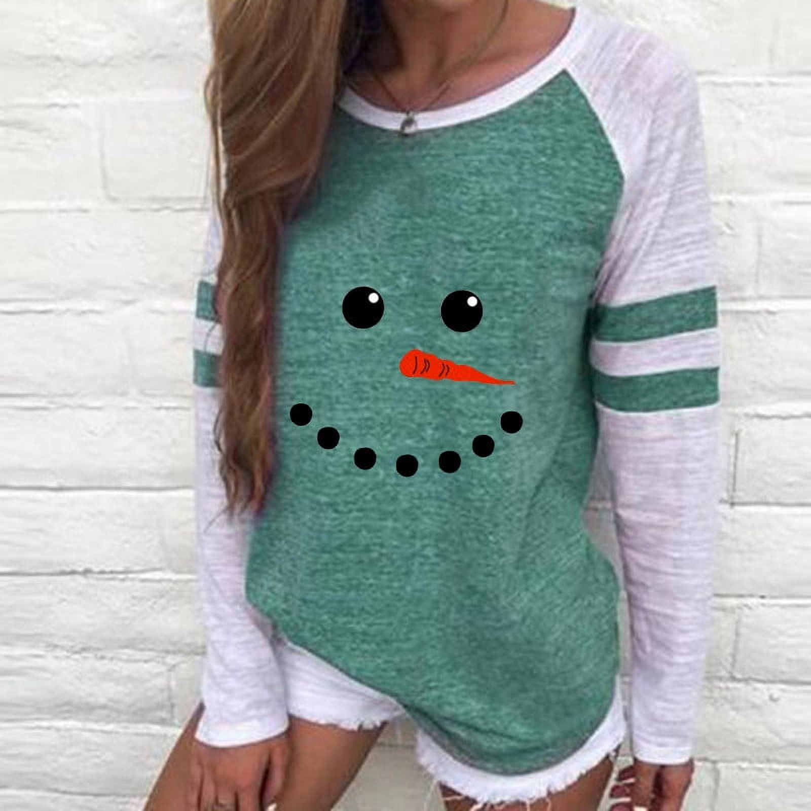 Mceream Black and Friday Deals Long Sleeve Basic Tops for Women Soft