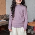 thumbnail image 1 of Mceream Boys Grils Striped Long Sleeve Tshirts Mock Neck Undershirts Tops Basic Casual Shirt Warm Comfy Clothes Tees Back to School Uniform Clothes 2-16 Years, 1 of 6