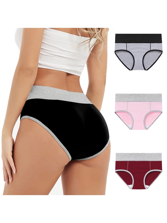Cotton Bikini Underwear Women No Show Open Back Panties Briefs Depends Seamless Thongs 10 Maternity Underwear Cotton Over Bump Blumer De Algodon Para Mujer