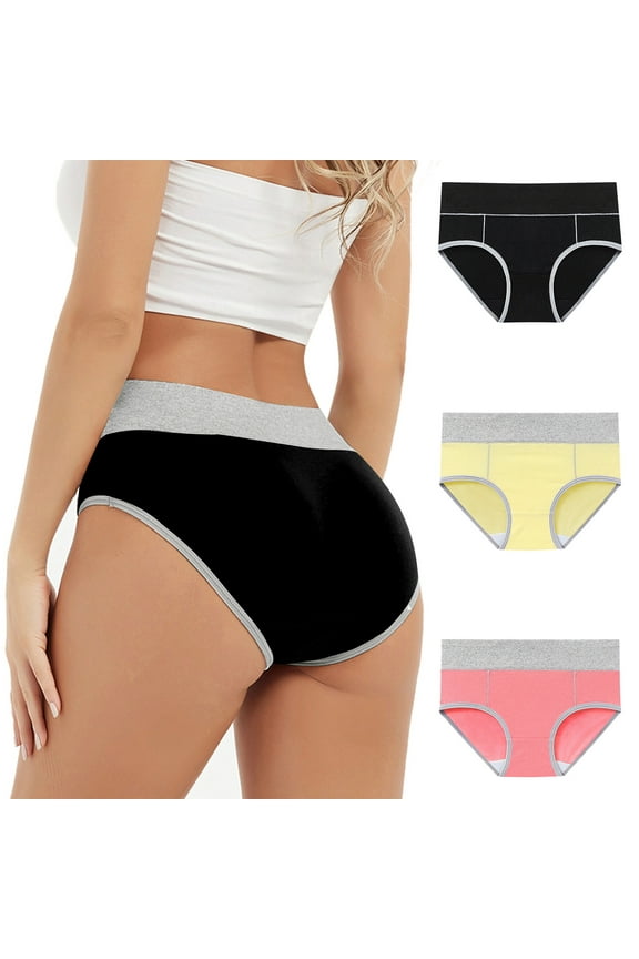 Cotton Bikini Underwear Women No Show Open Back Panties Briefs Depends Seamless Thongs 10 Maternity Underwear Cotton Over Bump Blumer De Algodon Para Mujer
