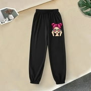 Mceream Girls Linen Pants 8-10 Wide Leg Jeans Size 7 Fleece Lined Leggings Size Jumpsuits Size Capri Leggings Sweatpants Size Preppy Cheap Bib Overalls My Orders Pantalones De NiñA Para La Escuela
