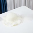 thumbnail image 1 of Mceream Girls Straw Sun Hat UPF 50+ Uv Protection Cute Summer Outdoor Wide Brim Hats Lace Beach Vacation Sunhat for Travel 4-10 Years, 1 of 3