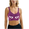 thumbnail image 1 of Mceream High Impact Sports Bras for Women Large Bust Plus Size No Underwire Comfortable Bra Breathable Gathering Push up Brassiere Brasieres Anchos De Espalda Y Levanta Busto, 1 of 9
