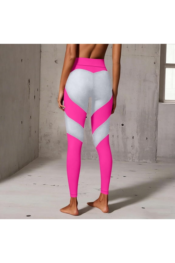 High Waisted Leggings for Women Butt Lift Print No See Through Tummy Control Gym Leggings Pull on Stretchy Cycling Workout Yoga Pants Silver Free Size