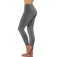thumbnail image 1 of Mceream High Waisted Leggings for Women Tummy Control Plus Size High Waist Ankle Length Leggings Pants Tights Athletic Running Sports Yoga Pants Dark Gray XS, 1 of 7