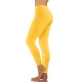 thumbnail image 1 of Mceream High Waisted Leggings for Women Tummy Control Plus Size High Waist Ankle Length Leggings Pants Tights Athletic Running Sports Yoga Pants Yellow L, 1 of 7