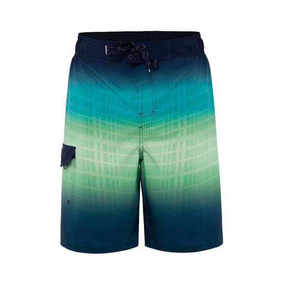 Mceream Mens Swim Trunks Drawsting Quick Dry Stretch Board Shorts Quick Dry Beach Swimwear with Pockets Sun Protection Summer Swimming Swimsuit Beach Shorts Multicolor XL