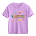 thumbnail image 1 of Mceream School Shirt for Girls Boys First Day Of Preschool Shirt Back to School T Shirt Summer Short Sleeve School Uniform Shirts Tops Uniformes Escolares Para NiñAs 3-10 Years, 1 of 9