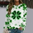 plus size st pattys day top