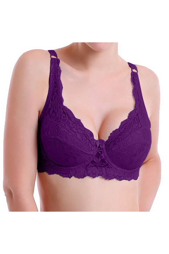 Supportive Bras for Women Plus Size Wireless Push Up Comfort Bras No Underwire Supportive Bra Comfort Sports Everyday Bra Daily Comfort Breathable No Underwire Bra 2025 Plus Size Everyday Bra