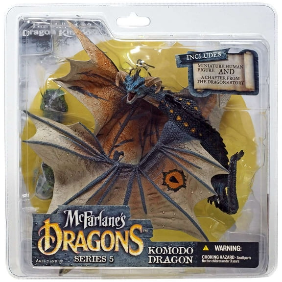 McFarlanes Dragons Komodo Dragon Clan 5 Action Figure 2006 McFarlane Toys #51142
